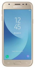 Telefon Mobil Samsung Galaxy J3 (2017), Procesor Quad-Core 1.4GHz, PLS TFT LCD 5inch, 2GB RAM, 16GB, 13MP, 4G, Wi-Fi, Dual Sim, Android (Gold) foto