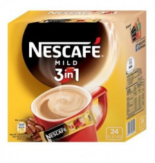 Cafea Solubila Nescafe 3in1 Mild 24buc/cutie (RETETA VECHE) foto