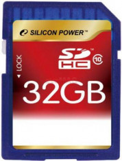 Card Silicon Power SDHC 32GB (Class 10) foto