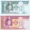 Bancnota Mongolia 10 si 20 Tugrik 2005 - P62c/ 63c UNC ( set x2 bancnote )