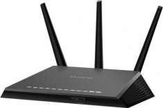 Router Wireless Netgear Nighthawk Smart, Gigabit, Dual Band, 2300 Mbps, 3 Antene Externe (Negru) foto