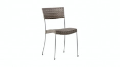 Scaun din rattan Comet Grey foto