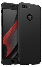 Protectie Spate GKK 360 Logo Cut pentru Apple iPhone 7 Plus (Negru) foto