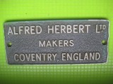 Reclama Albert Herbert LTD Makers Coventry, England.