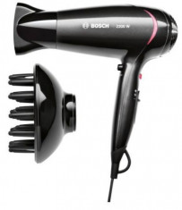 Uscator de par Bosch PHD5962, 2200W, 2 viteze (Negru) foto