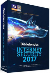 Bitdefender Internet Security 2017, 5 PC, 2 ani, Licenta noua, Licenta electronica foto