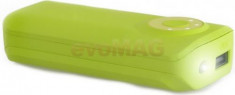 Acumulator extern PowerNeed Sunen, 5600 mAh, 1 USB, Universal (Verde) foto