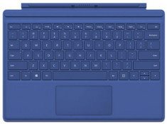 Tastatura Microsoft Type Cover pentru Microsoft Surface Pro 4/Pro (2017) (Albastru) foto