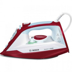 Fier de calcat BOSCH Sensixx&amp;#039;x DA30 TDA3024010, talpa Ceranium-Glissee, 2400W, 0.32l (Alb-Rosu) foto