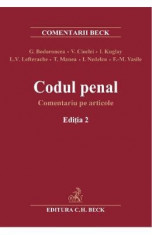 Codul penal. Comentariu pe articole ed.2 - G. Bodoroncea, V. Cioclei foto