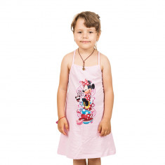 Rochie de plaja Minnie Mouse Tea Time roz pal foto