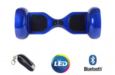 Hoveboard electric I-Bex 10 Blue Bluetooth si Telecomanda foto