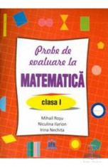 Matematica cls 1 Probe de evaluare - Mihail Rosu, Niculina Ilarion, Irina Nechita foto