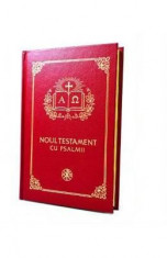 Noul Testament cu Psalmii - aurit foto