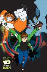 Covor Disney Kids Ben 10 Black 74, Imprimat Digital foto