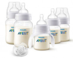 Set de biberoane Phillips Avent SCD371/01, 260 ml, Alb foto