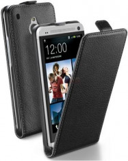 Husa Cellularline FLAPESSENONEMINIBK pentru HTC ONE Mini (Neagra) foto