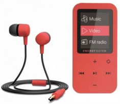 Mp4 Player Energy Sistem ENS426447, 8 GB, Radio FM (Rosu/Negru) foto