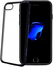 Protectie spate Celly LASER800BE pentru iPhone 7/8 (Transparent/Negru) foto