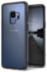 Protectie Spate Ringke Fusion pentru Samsung Galaxy S9 Plus (Gri/Transparent) foto