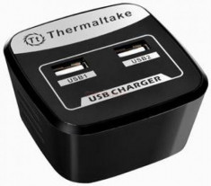 Incarcator Laptop Auto Thermaltake TriP Dual USB AC0020 foto