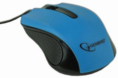 Mouse Optic Gembird MUS-101-B (Albastru) foto