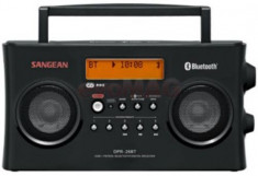 Radio Sangean DPR-26BT, Bluetooth (Negru) foto