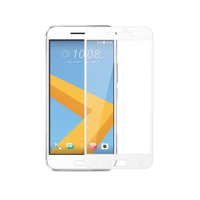 Tempered Glass - Ultra Smart Protection HTC 10 Fulldisplay alb foto mare Tempered Glass - Ultra Smart Protection HTC 10 Fulldisplay alb foto mare