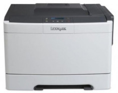 Imprimanta laser color Lexmark CS317DN, A4, 23 ppm, Duplex, Retea (Alb/Negru) foto