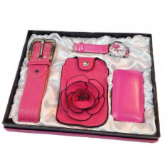 Set Dama cu Accesorii Pink Rose Ideal Gift foto