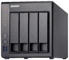 NAS Qnap TS-431X-2G, 4 Bay-uri, Dual Core, 1700 MHz, 2 GB DDR3 (Negru) foto