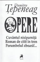 Opere 4: Cuvantul nisiparnita. Roman de citit in tren. Porumbelul zboara - Dumitru Tepeneag foto