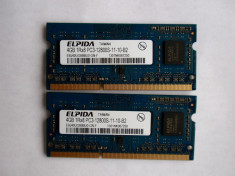 4g ddr3 ELPIDA 1RX8 PC3-12800S-11-10-B2 foto