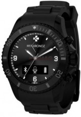 Smartwatch MyKronoz ZeClock, OLED, Bluetooth, Rezistent la apa si praf (Negru) foto