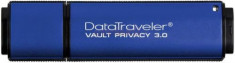 Stick USB Kingston DataTraveler Vault Privacy 3.0 16GB (Albastru) foto