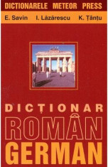 Dictionar roman-german. Ed.2015 - E. Savin foto