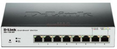 Switch D-Link DGS-1100-08P, Gigabit, 8 porturi, PoE foto