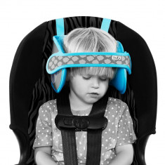 Tetiera NapUp pentru somn confortabil in masina albastru foto