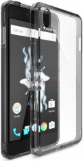 Protectie spate Ringke Fusion Smoke 179737, folie inclusa, pentru OnePlus X (Transparent) foto