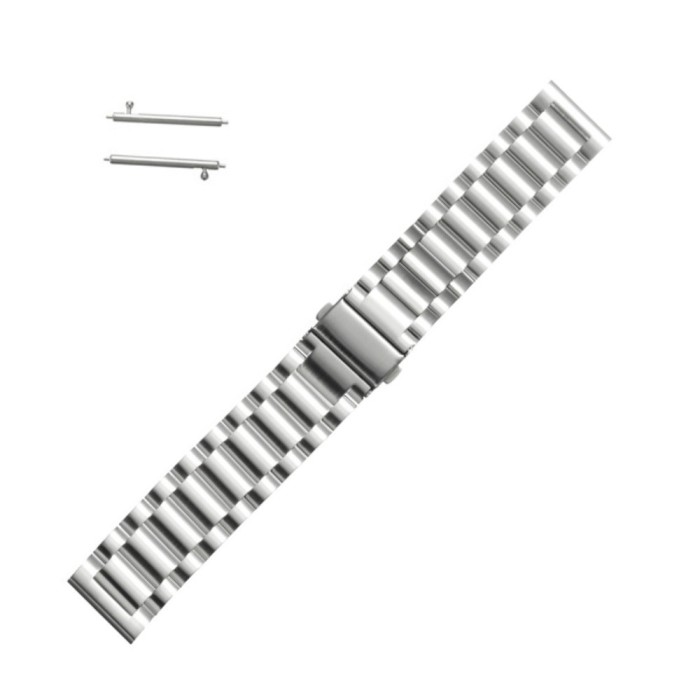 Curea metalica argintie pentru Samsung Gear S2 / Galaxy Watch 42mm / Huawei Watch W2 Sport / Moto 2nd gen 42mm Curea metalica argintie pentru Samsung Gear S2 / Galaxy Watch 42mm / Huawei Watch W2 Sport / Moto 2nd gen 42mm
