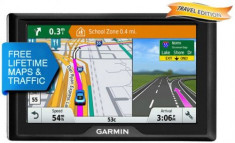 Sistem de navigatie Garmin Drive 50 LMT Travel Edition, WQVGA TFT Capacitive Touchscreen 5inch, Harta Full Europa, Actualizari pe Viata a Hartilor foto