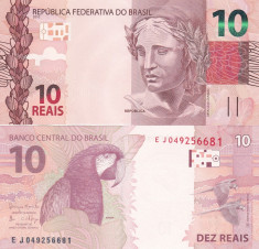 Brazilia 10 Reais 2017 UNC foto