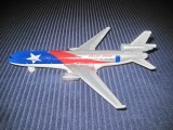 2444-Avion Polar Star China vechi, material duraluminiu, stare buna.
