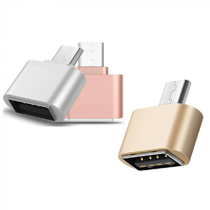 Smart Adaptor alb tip OTG din USB in USB Type C