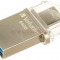 Stick USB Verbatim OTG Micro, 64GB, USB 3.0 (Argintiu)