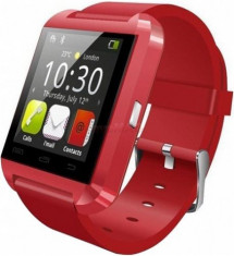 Smartwatch Tellur U8 Watch, LCD 1.44inch, Procesor 360MHz, 32MB RAM, Bluetooth (Rosu) foto