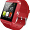 Smartwatch Tellur U8 Watch, LCD 1.44inch, Procesor 360MHz, 32MB RAM, Bluetooth (Rosu)