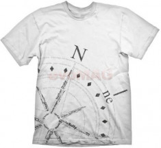 Tricou Uncharted 4 Compass, marime M (Alb) foto