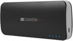 Acumulator extern Canyon CNE-CPB100DG, 10000 mAh, 1 USB (Negru) foto