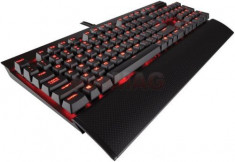 Tastatura Gaming Mecanica Corsair K70 LUX Red LED, Cherry MX Red, Layout EU foto